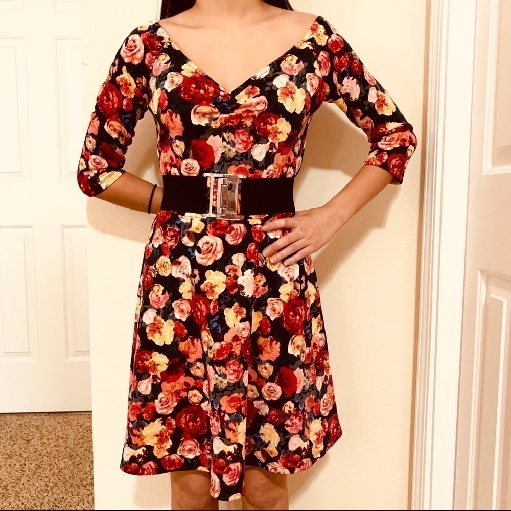 3 FOR $18/ FOREVER 21* floral a-line dress